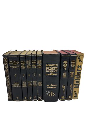 Vintage Audels Guide Books 10 Books-image