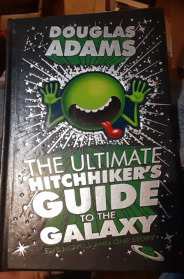 THE ULTIMATE HITCHHIKER'S GUIDE TO THE GALAXY DOUGLAS ADAMS LEATHER FIRST 1ST-image