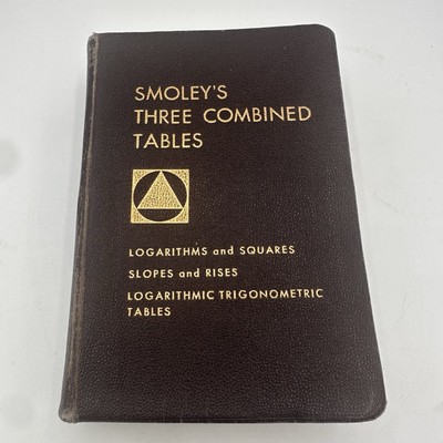 Smoley’s Three Combined Tables 1958 C.K. Smoley & Sons With Thumb Tabs-image