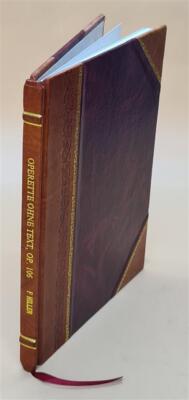 Operette ohne Text für Pianoforte zu vier Händen Volume Op. 106  [Leather Bound]-image