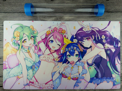 Ygomat ARC-V Heroines Playmat  Anime Custom TCG DIY Mat Free High Best Tube-image