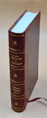 Antike Schlachtfelder; Bausteine Zu Einer Antiken Kriegsgeschich [Leather Bound]-image
