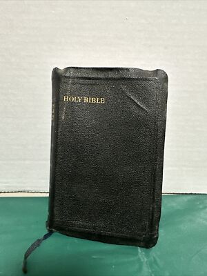 Holy Bible KJV Collins Genuine Leather Concordance Red Letter Indexed-image