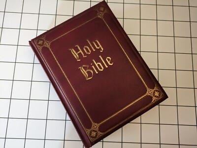 Vintage 1960 Holy Bible Guiding Light Edition King James Good Counsel Publishing-image