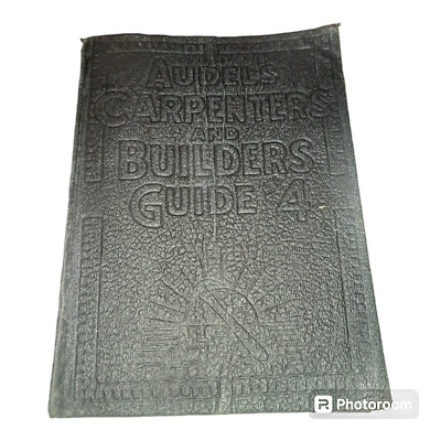 Audels Carpenters and Builders Guide # 4 - 1944 Reprint Vintage Book-image
