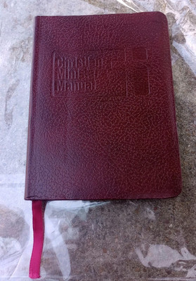 Christian Minister's Manual by Rod Huron - Leather Bound 1991 Print - Very Good-image