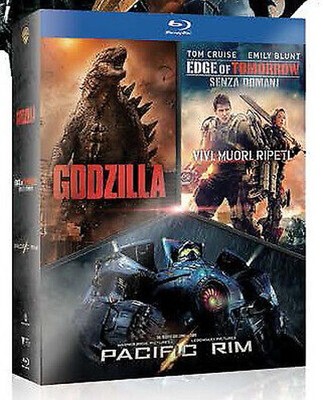 Godzilla / Edge Of Tomorrow / Pacific Rim Boxset (3 Blu-Ray) (Blu-Ray)-image