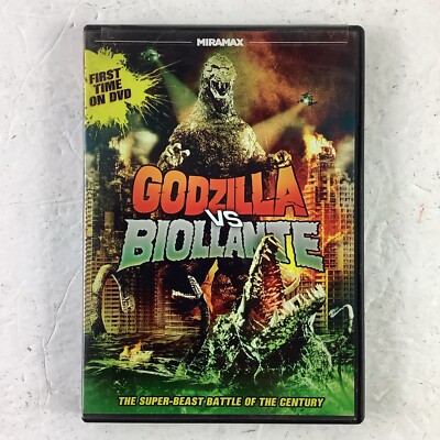 Godzilla vs. Biollante (DVD, 2012) Miramax Action Sci-Fi Classic RARE OOP-image