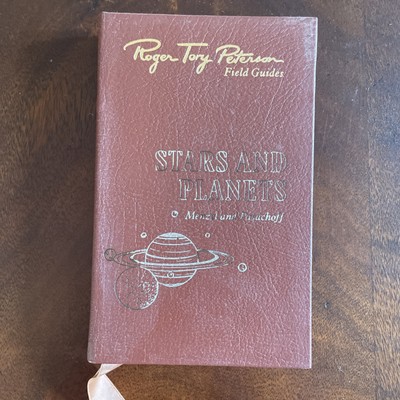 Stars And Planets Roger Tory Peterson Field Guides Vintage 1984 Astronomy Book-image