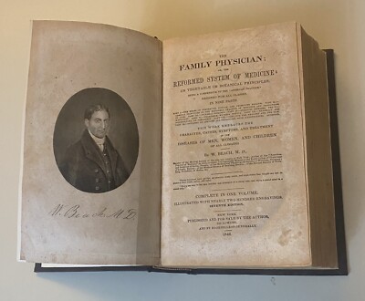 Beach's Family Physician Reformed System Of Medicine 1846 - Recently Restored-image