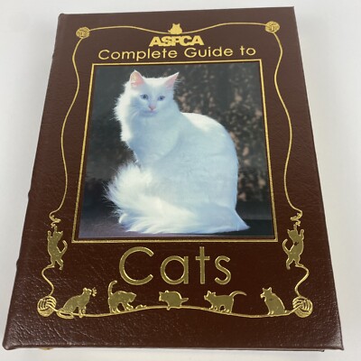 EASTON PRESS ASPCA Complete Guide to Cats Leather Pet Feline Choice Care Needs-image