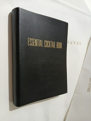 Essential Cocktail Book: A Complete Guide Soft Leather Cover NEW-image