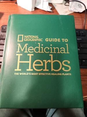National Geographic Guide to Medicinal Herbs, Book New padded leather like bindi-image