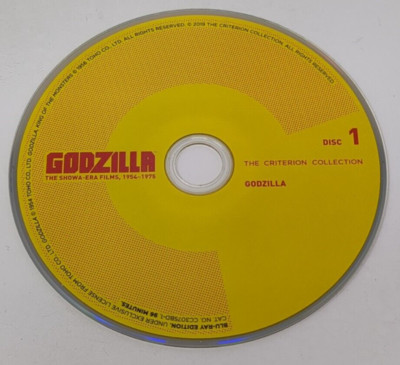 DISC 1 ONLY Godzilla the Showa Era Films Criterion Collection DISC 1 ONLY-image
