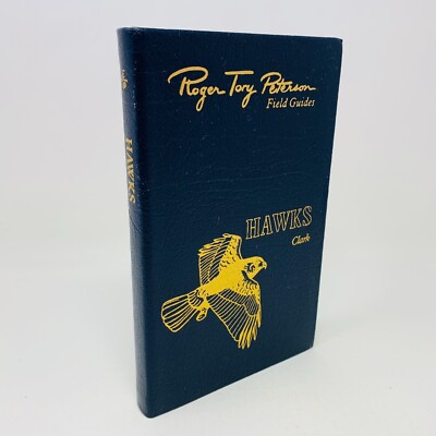 1987 Hawks Roger Tory Peterson Field Guide Collector's Ed Leather Bound Clark-image