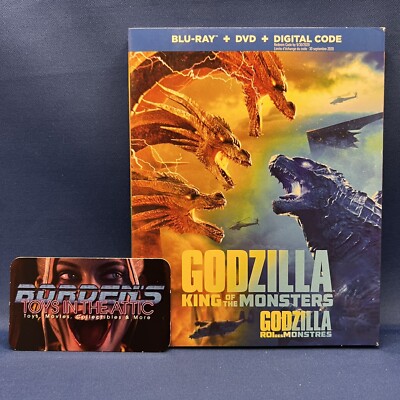 NEW Godzilla King Of The Monsters Blu-ray Widescreen French Slipcover (READ!)-image