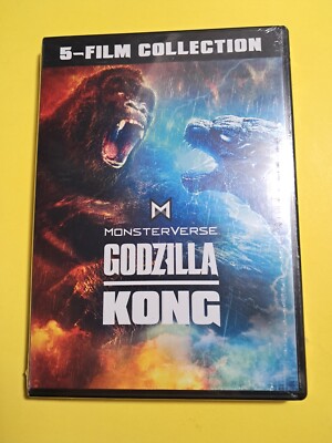 NEW - Godzilla / Kong Monsterverse 5-Film Collection (DVD, 2011)-image