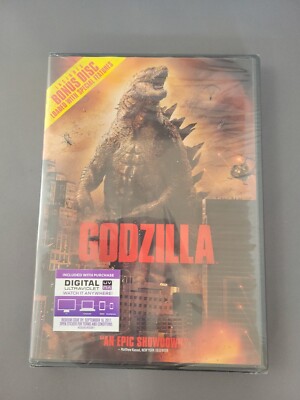 Godzilla (DVD, 2014) - Warner Brothers, Bonus Disk & Digital Ultraviolet-image