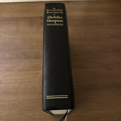 The Anonymous Press Study Edition of Alcoholics Anonymous (Black) VERY GOOD-image