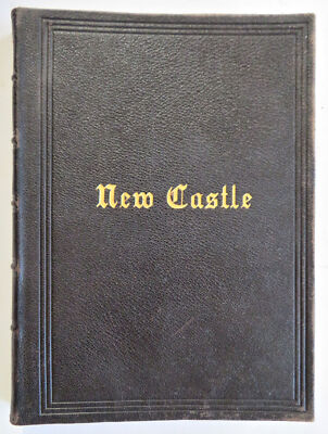 New Castle New Hampshire 1884 Town History & Guide pictorial leather book-image