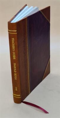 Teacher's guide for An introduction to problems of American cult [Leather Bound]-image