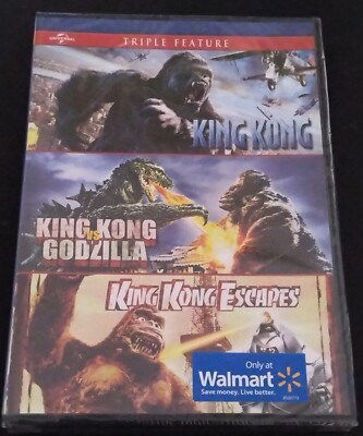 KING KONG TRIPLE FEATURE 3 DVD Movie -image