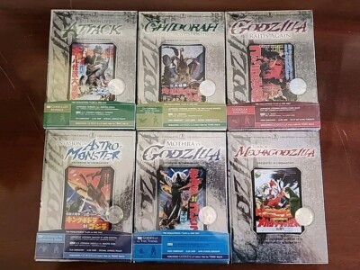 TOHO Master Godzilla Collection DVDs (Lot Of 6 Discs) All NEW SEALED EXCEPT ONE-image