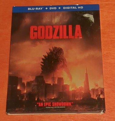 Godzilla Blu-ray Ken Watanabe  Bryan Cranston  Elizabeth Olsen  Gareth Edwards-image