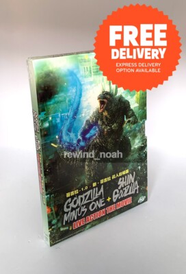 DVD Godzilla Minus One + Shin Live Action Movies English Subtitle All Region-image