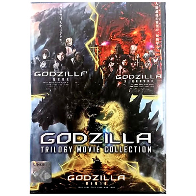 DVD GODZILLA Trilogy Movie Collection English Dubbed All Region FREESHIP-image