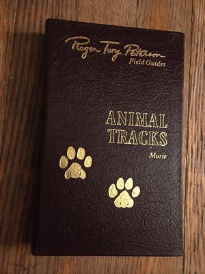 ANIMAL TRACKS Roger Tory Peterson FIELD GUIDES 1985 LEATHERBOUND EASTON PRESS-image