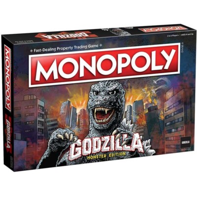Godzilla MONOPOLY®  8+ 2-6 players 60+ minutes   + FREE DVD-image