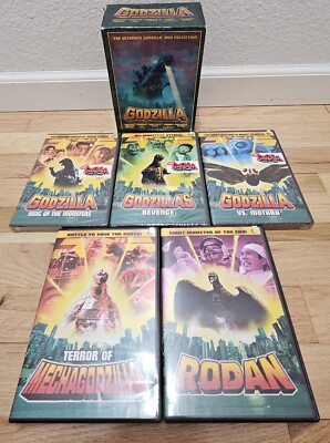 GODZILLA - The Ultimate 5-Film Collection (DVD, 2002, 5-Disc Set) NEW See Photos-image