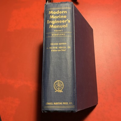 Modern Marine Engineer's Manual Hardcover Vol. 1 Alan Osbourne 1973-image