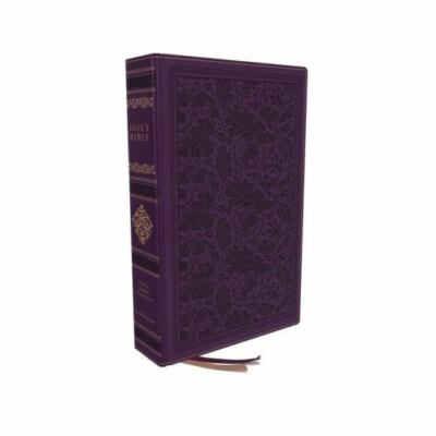 KJV, Personal Size Reference Bible, Sovereign Collection, Leathersoft, Purple, R-image