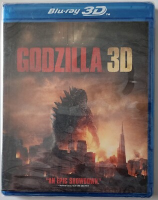 NEW GODZILLA 3D/2D + DVD 3 DISC SET FREE USA SHIPPING-image