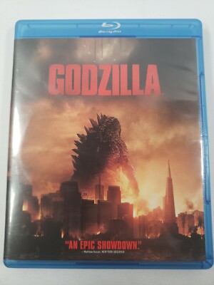 Godzilla BLU-RAY + DVD Bryan Cranston Elizabeth Olsen + Digital-image