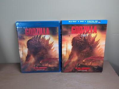 Godzilla (Blu-Ray, 2014) With Sleeve - Brand New Sealed -image