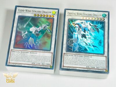 Yugioh Arc-V Complete Yugo Deck! Clear Wing Dragon + Crystal Win **HOT** + Bonus-image