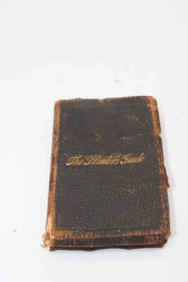 The Planters Guide 1905 Cotton Piicking Leather Bound-image