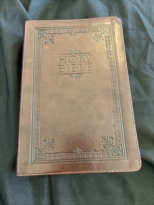 NIV The Message Parallel Bible Large Print Imitation Leather Brown by Zondervan-image