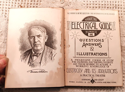 1917 Hawkins Electrical Guide, Q & A and Illustrations 1917 (ruth5522-727)-image