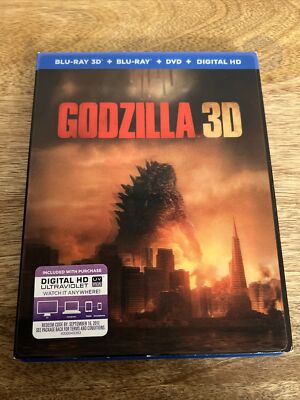 Godzilla 3D Blu-Ray 3D + Blu-Ray ( Missing DVD)-image