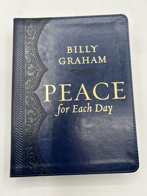 Peace for Each Day, Large Text Leathersoft: 365 Daily Devotions-image