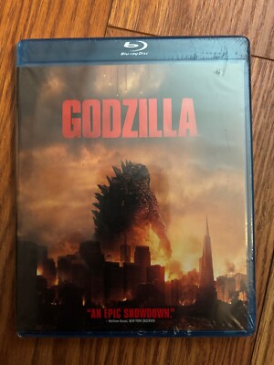 Godzilla - Bluray - NEW - 2015 - Bryan Cranston - Elizabeth Olsen - Garth Edward-image