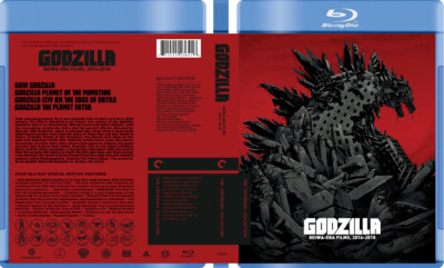Godzilla Reiwa-era Collection - Custom Blu-ray Cover W/ Empty Case (No Discs)-image