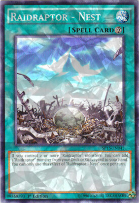 1 x Raidraptor - Nest - SP15-EN045 - Shatterfoil - 1st Edition Near Mint, Englis-image