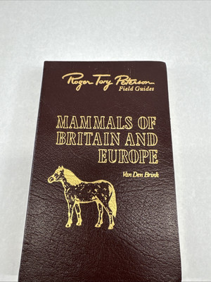 MAMMALS OF BRITAIN AND EUROPE Easton Press LEATHER Peterson Field Guide - 50th-image