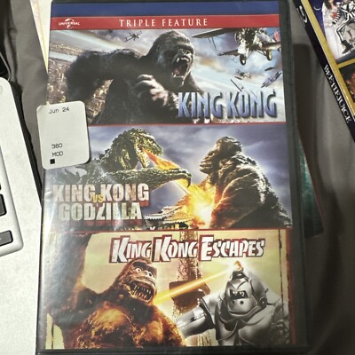 King Kong/King Kong Vs Godzilla/King Kong Escapes DVD Free Shipping Sealed-image
