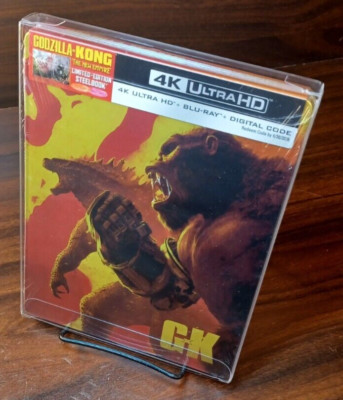 Godzilla x Kong The New Empire 4K Steelbook-PROTECTIVE SLEEVE- NEW-Free Box S&H-image